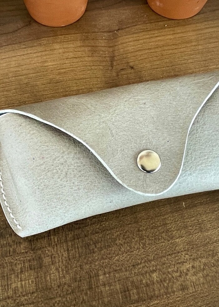 Deri Gözlük Kılıfı - Görsel 3