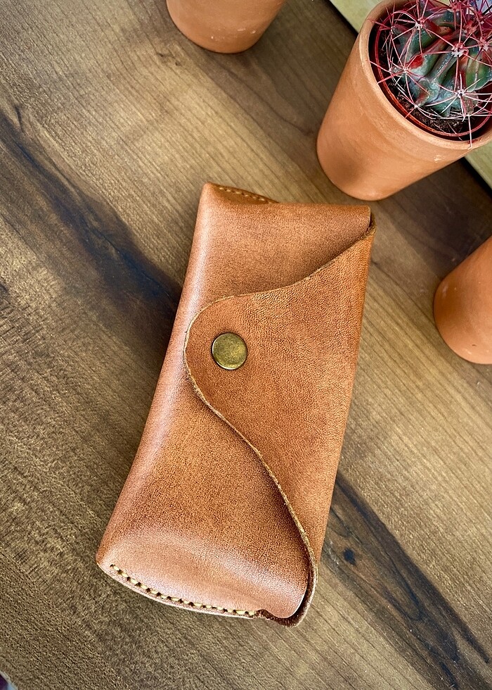 Deri Gözlük Kılıfı - Görsel 3