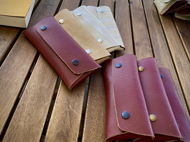 El Yapımı Deri Kalemlik - Görsel 5