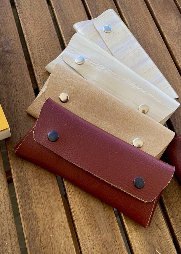El Yapımı Deri Kalemlik - Görsel 4