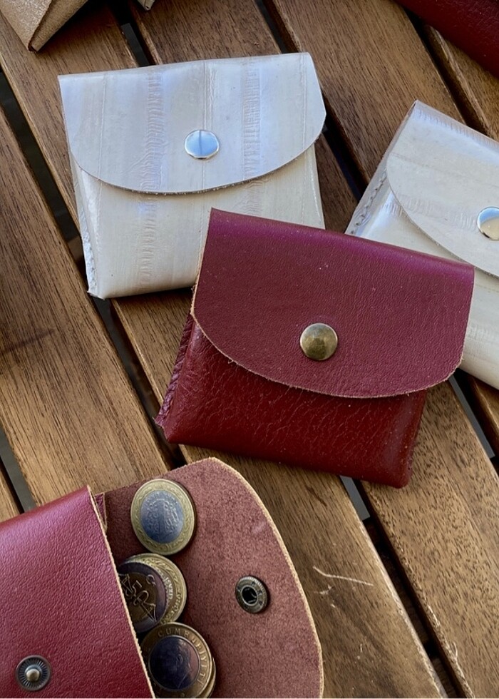 Deri Bozuk Para Cüzdanı - Görsel 2