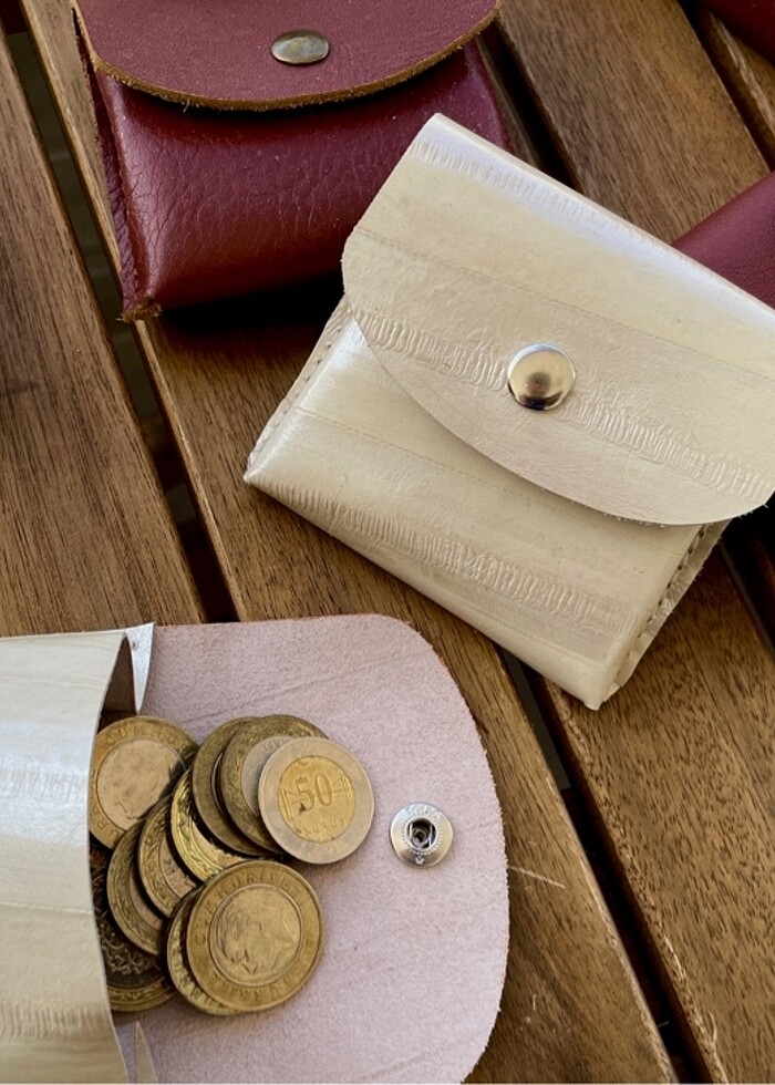 Deri Bozuk Para Cüzdanı - Görsel 3