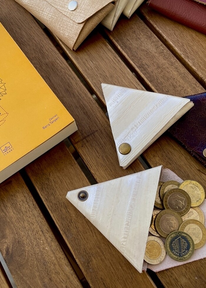 Deri Bozuk Para Cüzdanı - Görsel 2