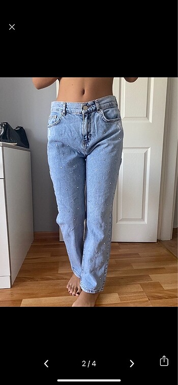 Diğer Taşlı kot jean
