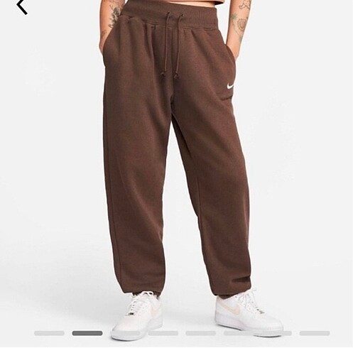 s Beden kahverengi Renk nike phoenix fleece eşofman altı