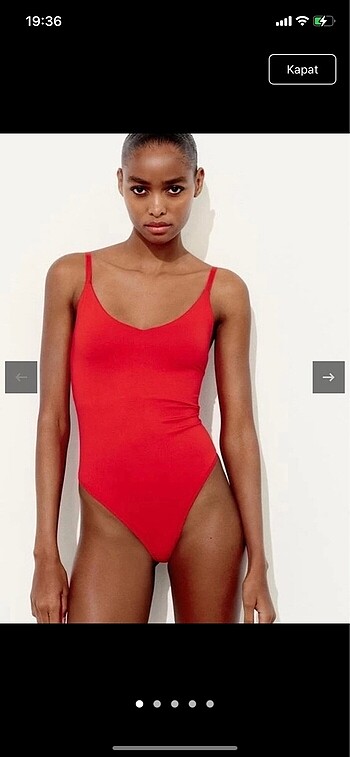 zara kırmızı body