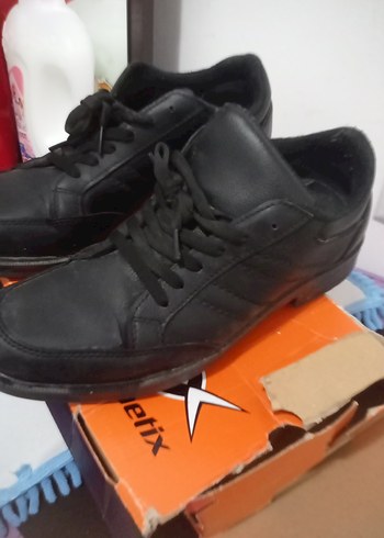 Siyah Erkek Spor Ayakkabı Bağcığı - Görsel 2