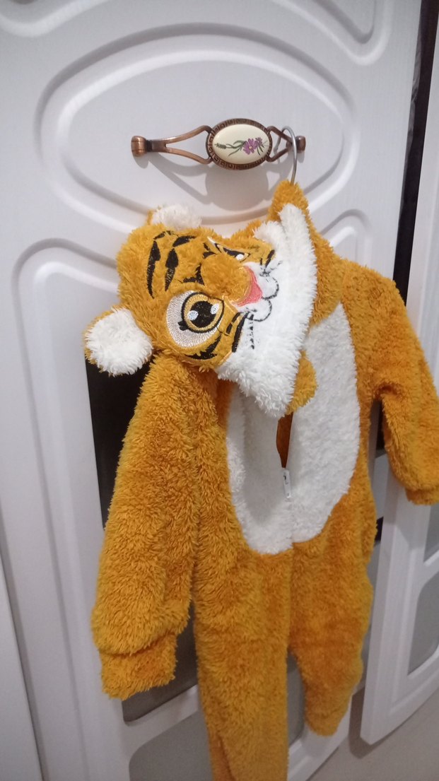 sari Desenli Bebek Tulumu - Görsel 3