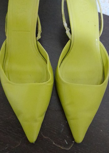 Yeşil Topuklu Kadın Stiletto - Görsel 4