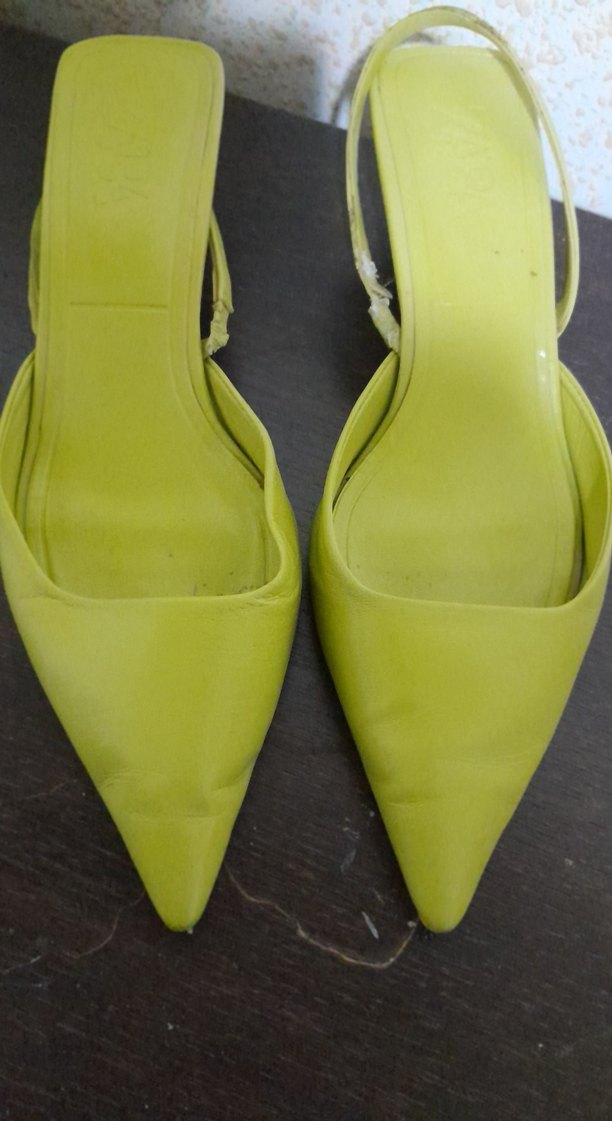 Yeşil Topuklu Kadın Stiletto - Görsel 4