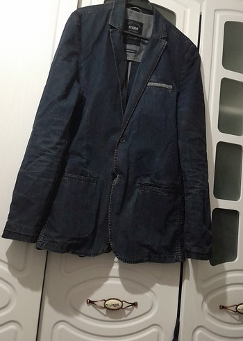 Mavi Erkek Gri Ceket - Görsel 5