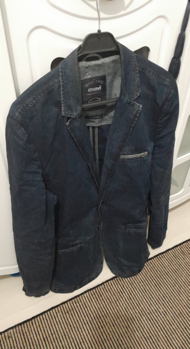 Mavi Erkek Gri Ceket - Görsel 4