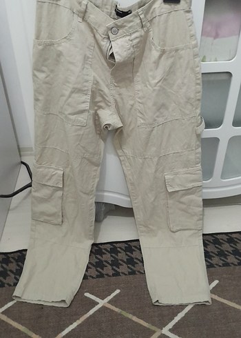 Koton Bej Kargo Pantolon Rahat Ve Sik