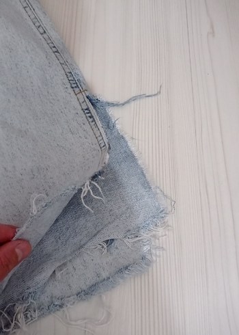 36 Beden Gri Midi Boy Salaş Kadın Kot Pantolon