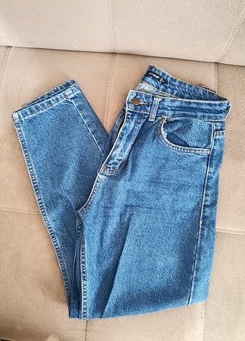 Mom Jean kot pantolon
