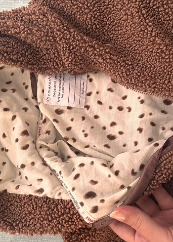 Kahverengi Peluş Erkek Bebek Tulumu - Görsel 2