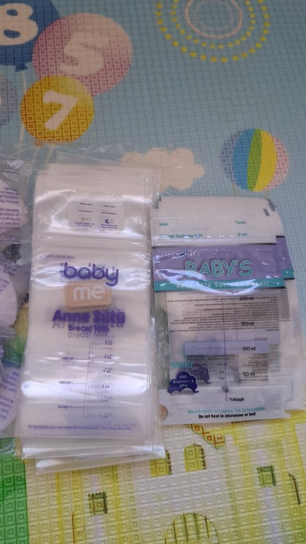 Baby Me Anne Sütü Saklama Poşeti 50 Adet - Görsel 3