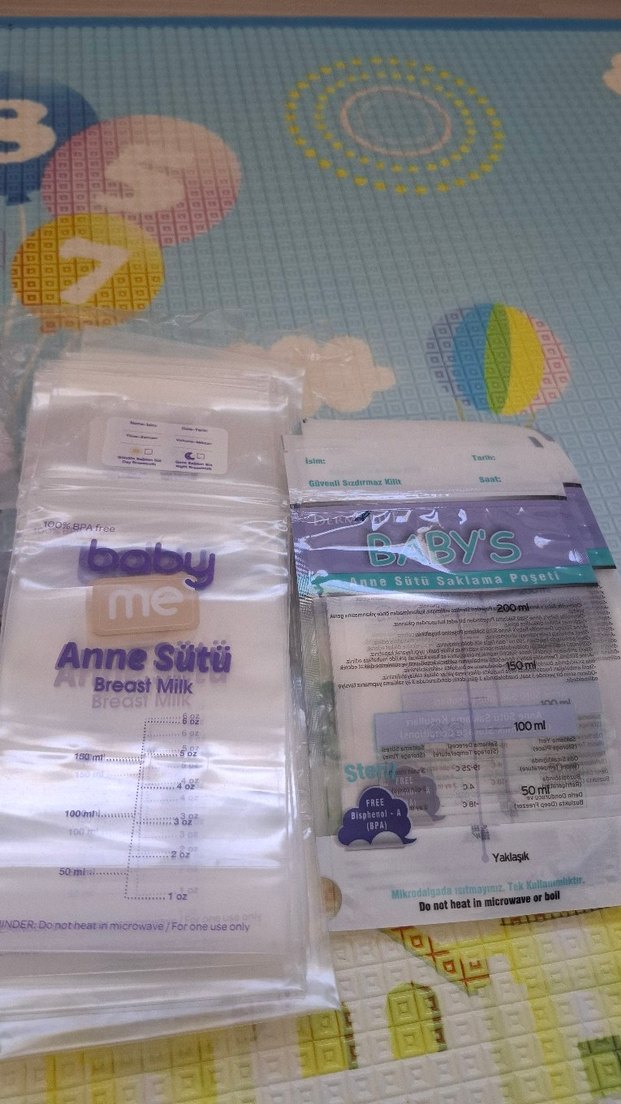 Baby Me Anne Sütü Saklama Poşeti 50 Adet - Görsel 4