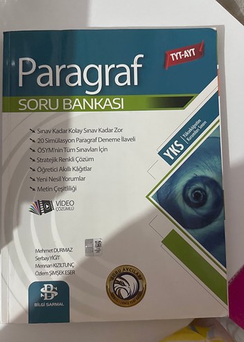Paragraf Soru Bankası TYT-AYT Sınav Kitabı