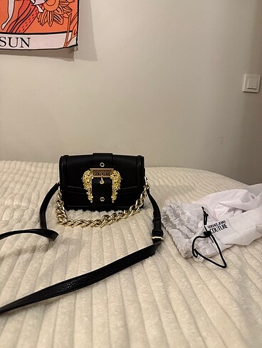 Versace Siyah Kol Çantası