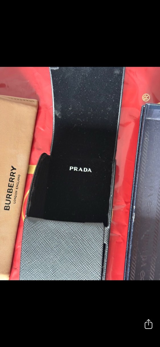 Prada,Burberry gözlük kabı - Görsel 3