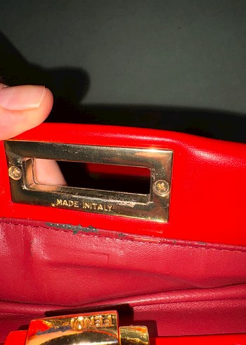 Beden kırmızı Renk Fendi Kırmızı çanta