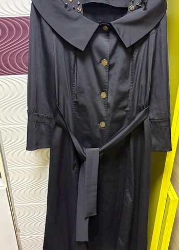 Uzun Siyah pardesü - Görsel 3