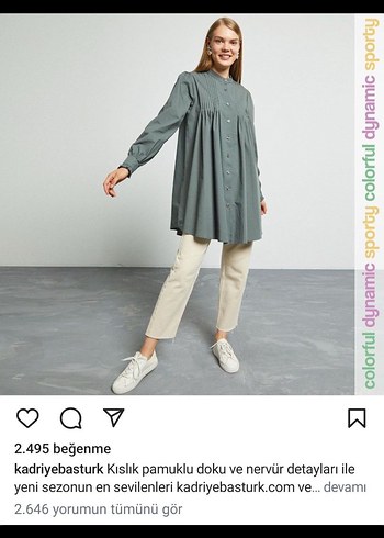 Kadriye baştürk %100 pamuk tunik - Görsel 7