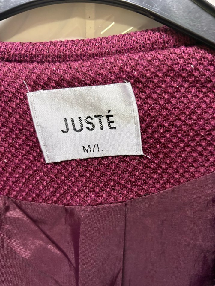 JUSTE Bordo Kadın örme Kaban - Görsel 2