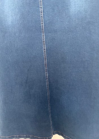 Neways Mavi Uzun Denim Etek - Görsel 6