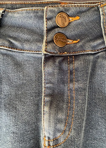 Neways Mavi Uzun Denim Etek - Görsel 9