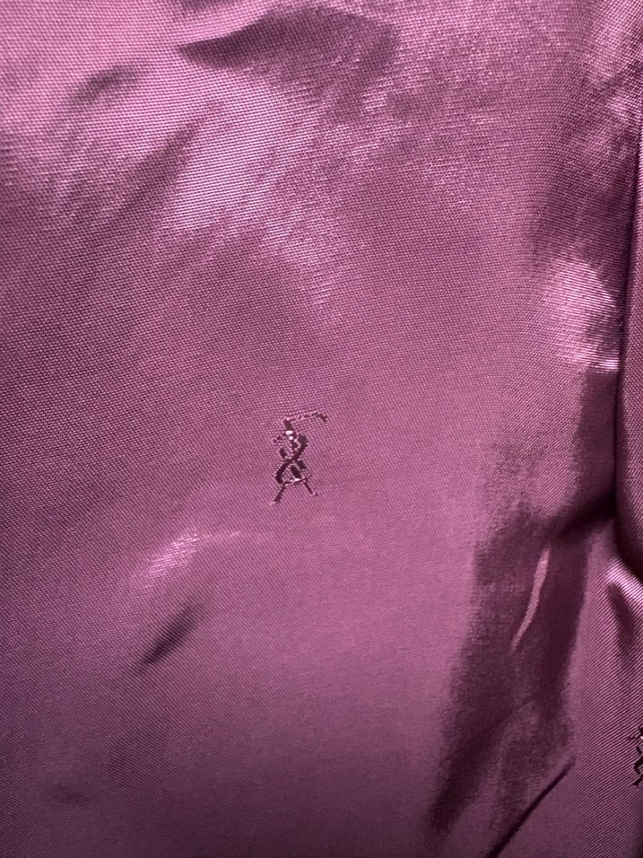 Düğmeli Vintage Bordo Ceket - Görsel 3