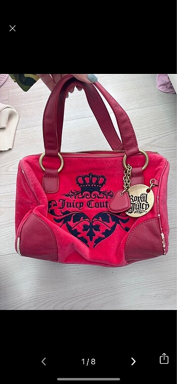 juicy lolita vintage pembe çanta