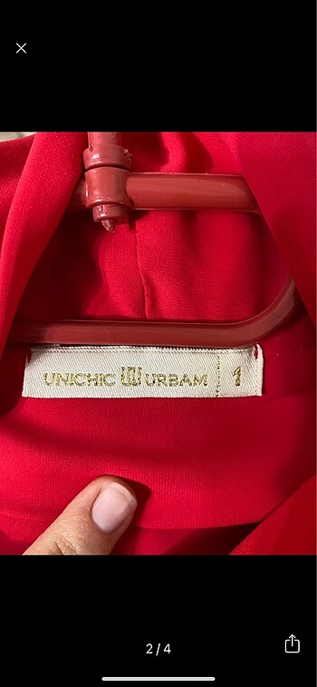 UNICHIC & URBAM 3/4 kol yakası bağlamalı bluz