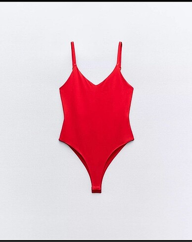 Zara kırmızı body