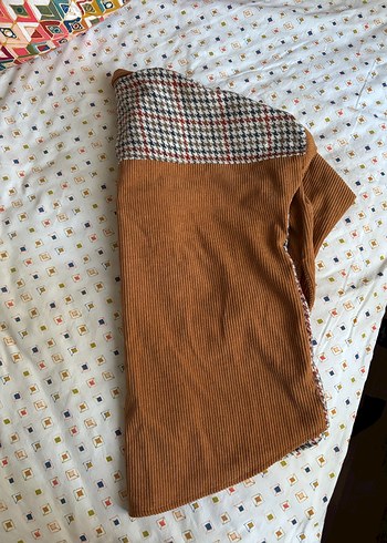 Bohem Tarz Uzun Kollu Düğmeli Kahverengi Gömlek - Görsel 4