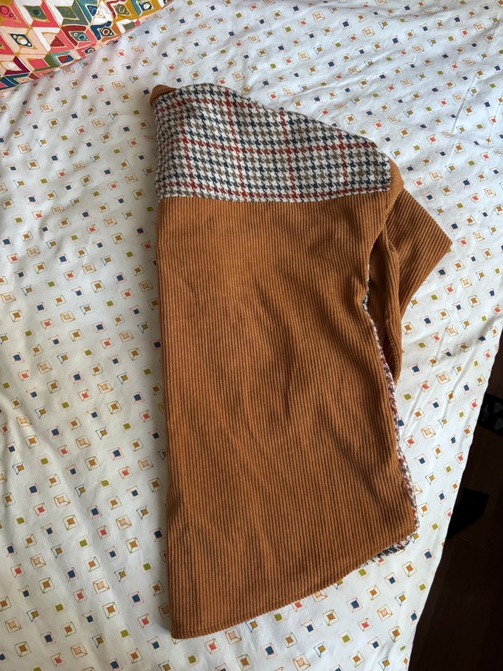 Bohem Tarz Uzun Kollu Düğmeli Kahverengi Gömlek - Görsel 4