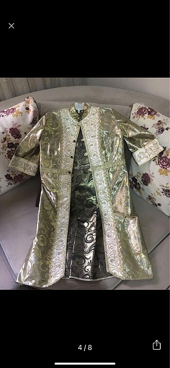 9 Yaş Beden haki Renk OSMANLI KAFTAN