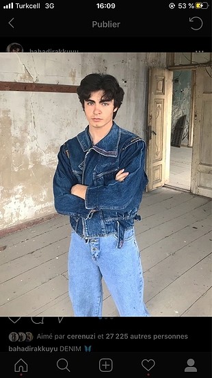 Vintage denim ceket