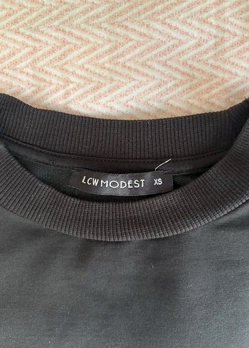 Siyah Rahat Kesim Kadın Sweatshirt - Görsel 6