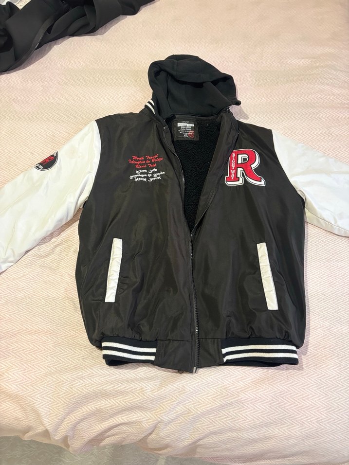 Oxford Baskılı Fermuarlı Erkek kız - Görsel 2