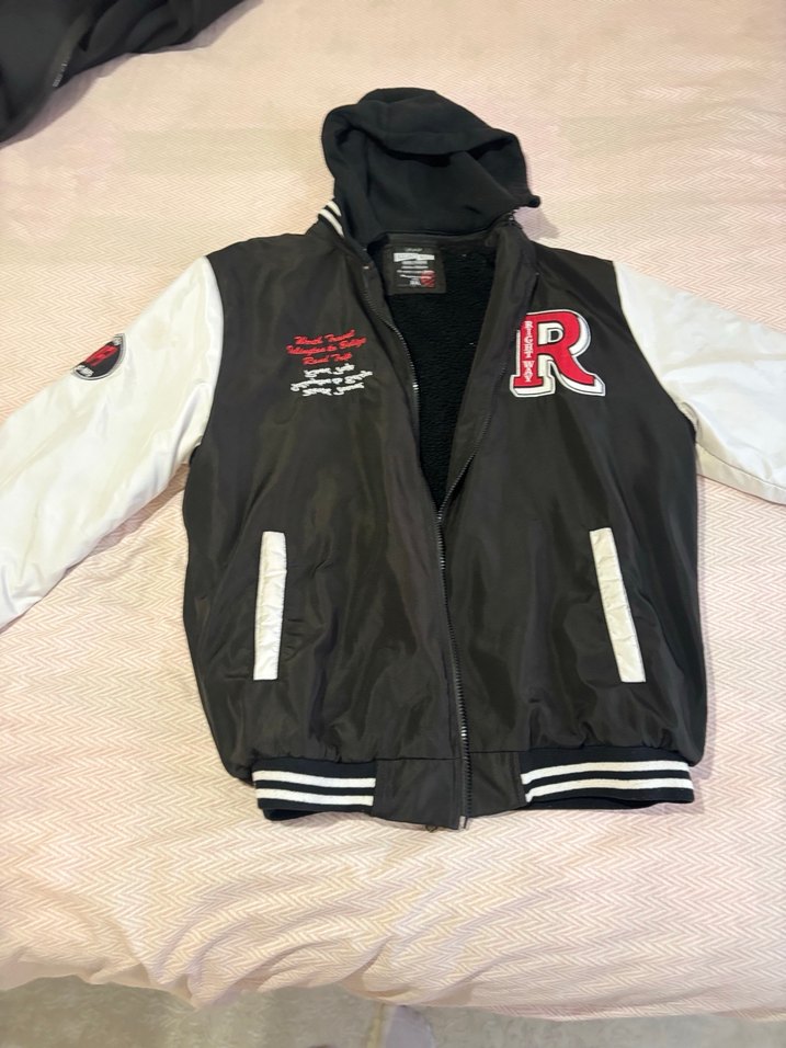 Oxford Baskılı Fermuarlı Erkek kız - Görsel 3