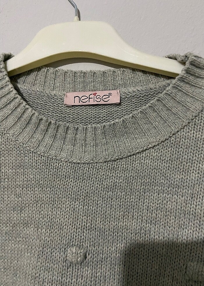 Kot detaylı sweat - Görsel 3