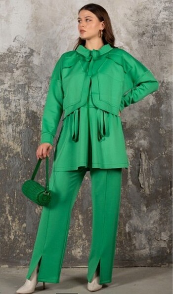 Yeşil alt üst takım - Görsel 2