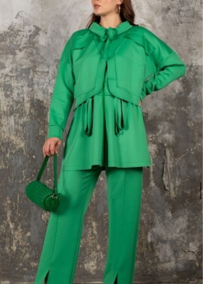 Yeşil alt üst takım - Görsel 2