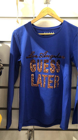 Sıfır orjinal Guess uzun kol tshirt