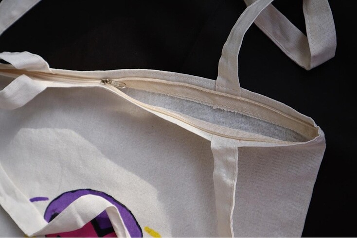 Beden Tote Bag/Bez Çanta /Kapadokya temalı çanta