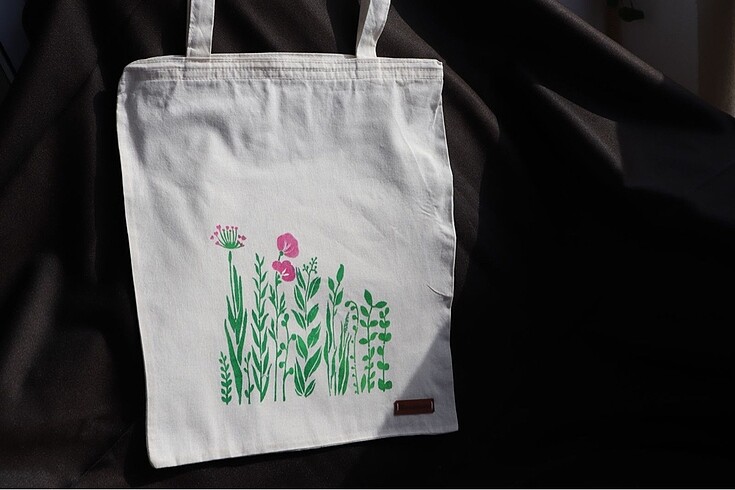 Diğer Tote Bag/Bez Çanta /Çiçekli Çanta