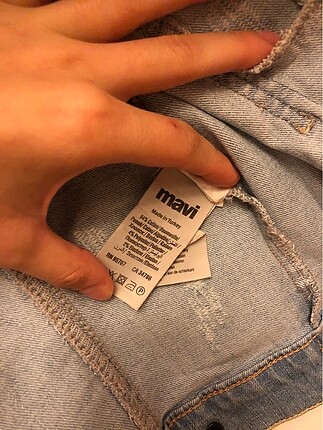 s Beden Mavi jeans kot ceket