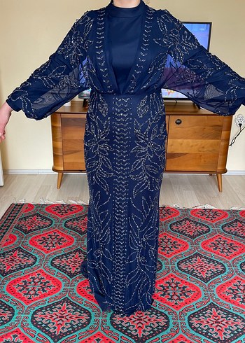 Tesettür Uzun Abiye Elbise - Görsel 5